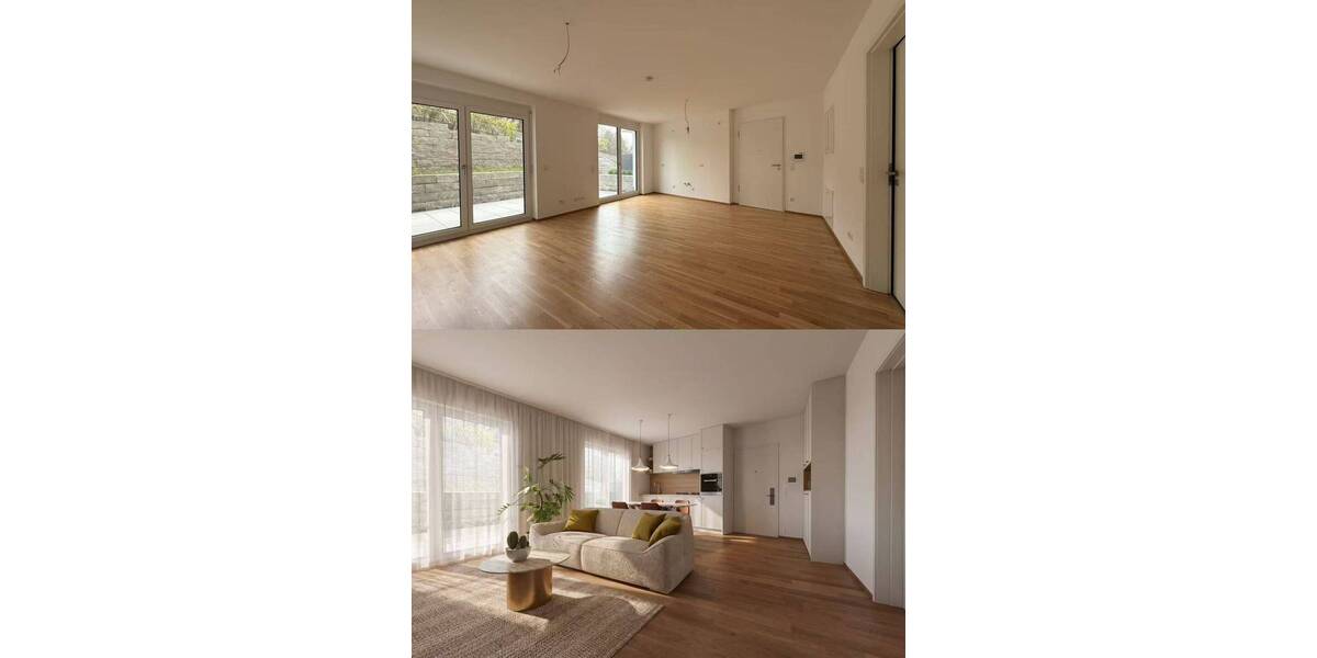 Terrassenwohnung Tübingen Innenstadt - 2 Zimmer, 53 m&sup2;, 385.000&euro; | Angebot:26228769