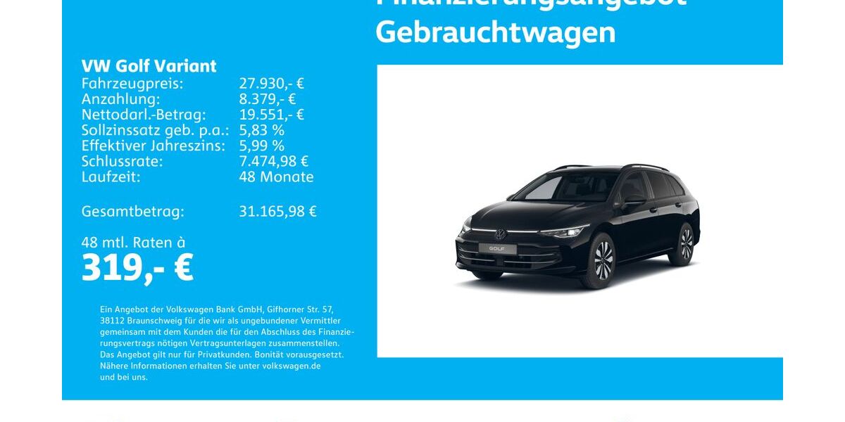 VW Golf 12.347 km 27.930 &euro; Stuttgart-Feuerbach 70469