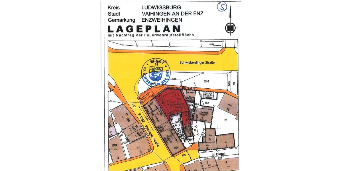 Grundstück für Mehrfamilienhaus mit über 600qm vermietbarer Fläche - Grundstück Vaihingen an der Enz Enzweihingen | Angebot:24524545