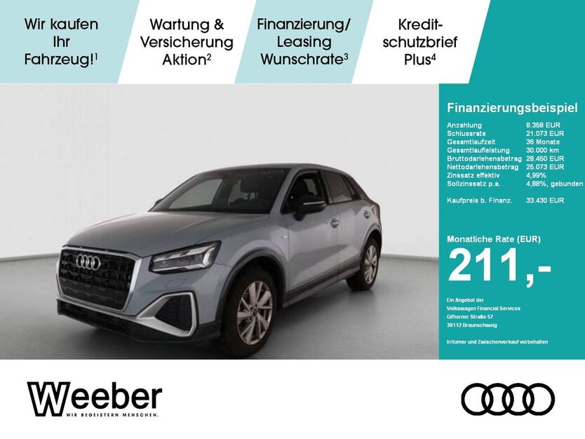 Audi Q2 11.175 km 32.639 € Weil der Stadt 71263