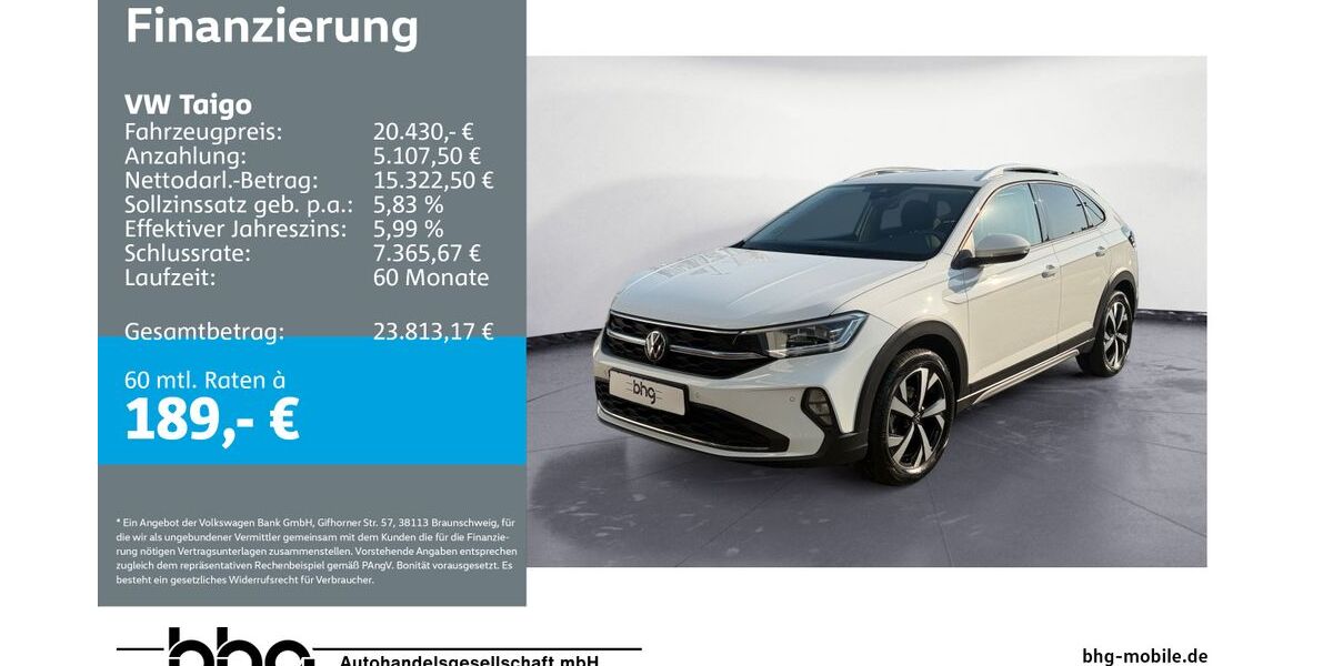 VW Taigo 35.825 km 20.430 &euro; Tübingen 72072