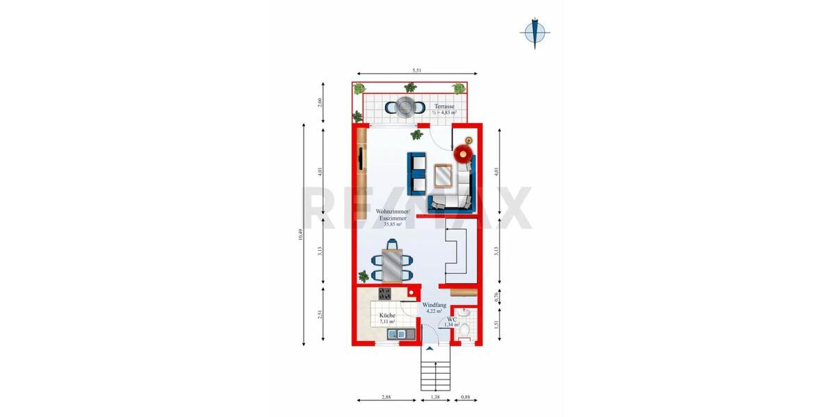Reihenhaus Renningen - 5 Zimmer, 137 m&sup2;, 470.000&euro; | Angebot:26722168
