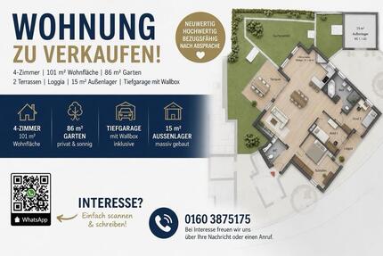 Wohnung Böblingen Dagersheim - 4 Zimmer, 101 m&sup2;, 560.000&euro; | Angebot:26448942