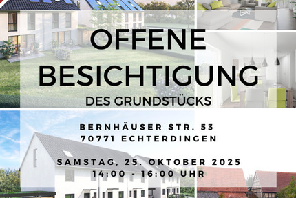 Neubau-Reihenhäuser in ruhiger Lage mit 2 KFZ-Stellplätzen und eigenem Grundstück, Echterdingen 5 zimmer