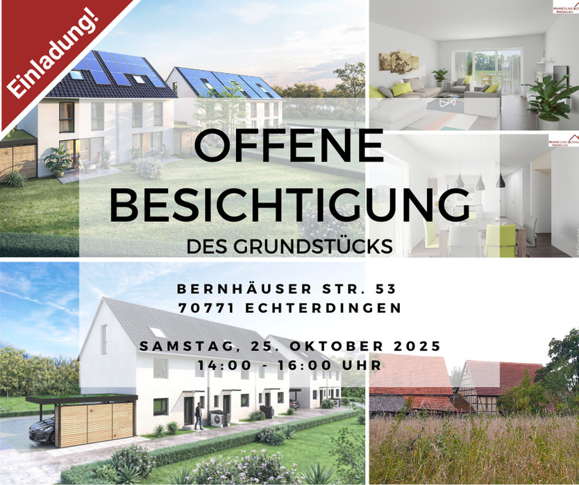 Neubau-Reihenhäuser in ruhiger Lage mit 2 KFZ-Stellplätzen und eigenem Grundstück, Echterdingen 5 zimmer