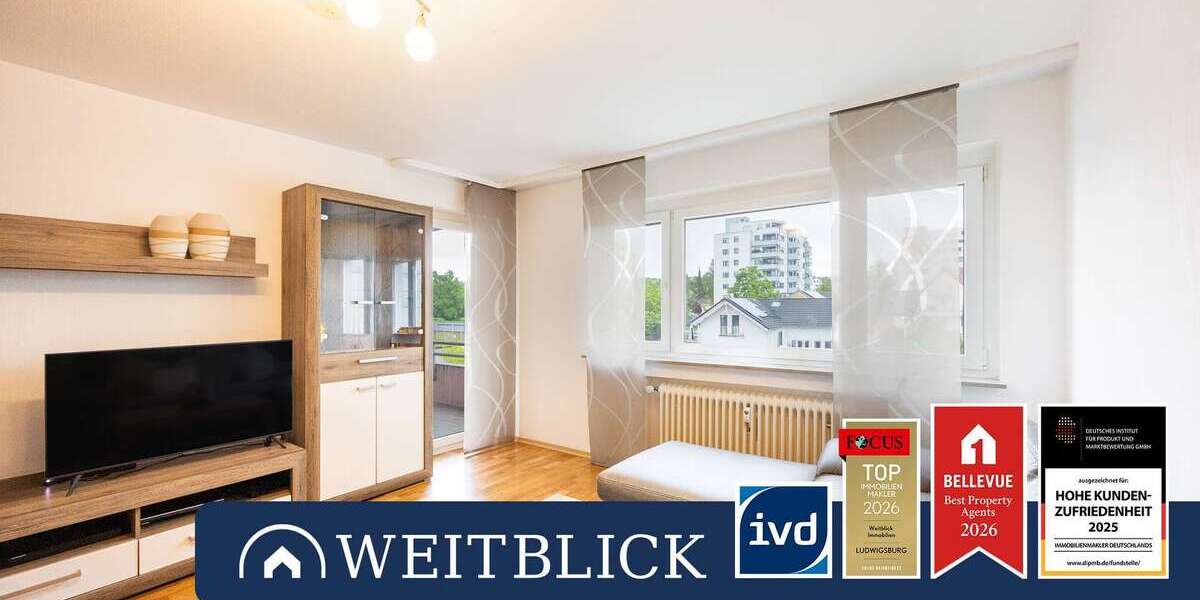 Etagenwohnung Remseck am Neckar - 2 Zimmer, 56 m&sup2;, 189.000&euro; | Angebot:26737988