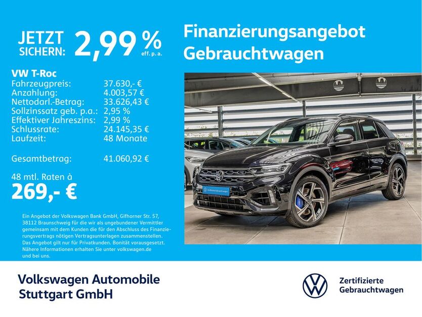 VW T-Roc 10.662 km 37.630 € Stuttgart-Feuerbach 70469