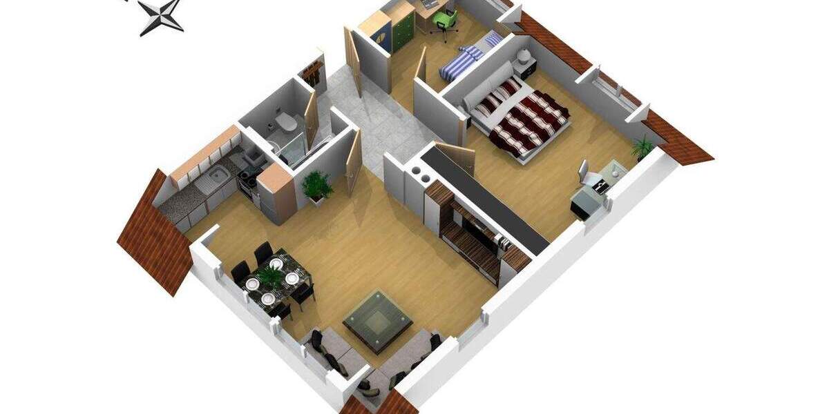 Etagenwohnung Leutenbach-Heidenhof Weiler zum Stein - 3 Zimmer, 90 m&sup2;, 259.000&euro; | Angebot:25697449