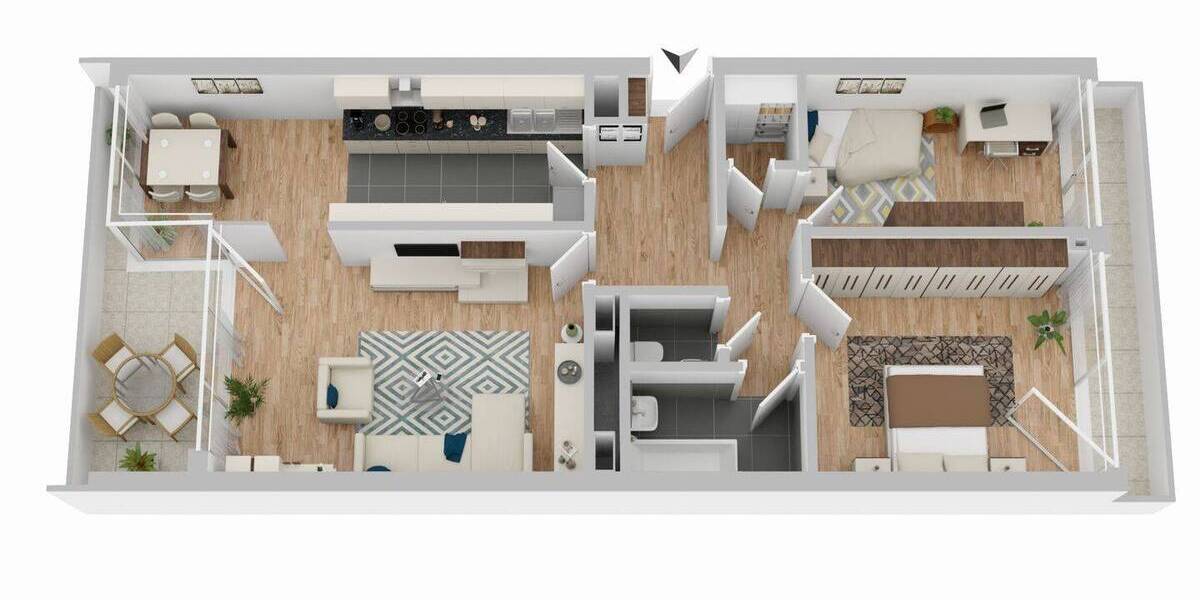 Etagenwohnung Stuttgart Asemwald - 3 Zimmer, 80 m&sup2;, 219.000&euro; | Angebot:26851457