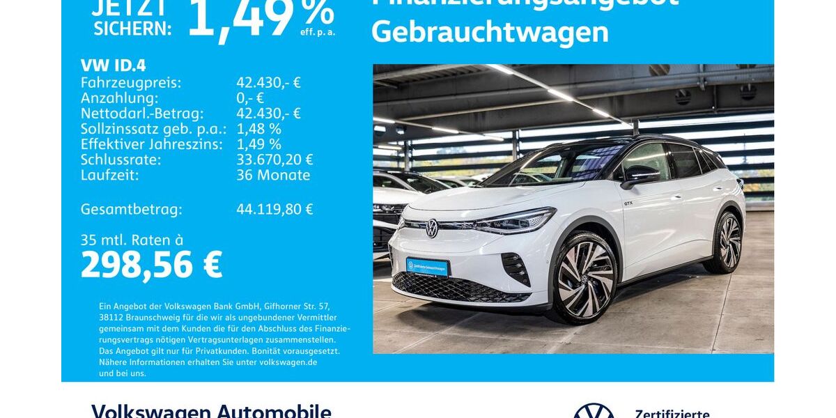 VW ID.4 5.928 km 42.430 € Stuttgart-Feuerbach 70469