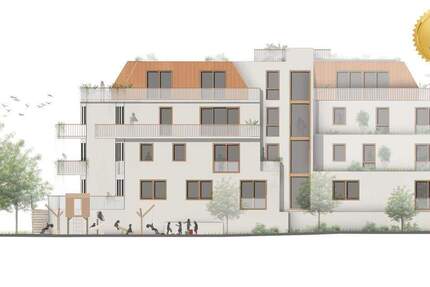 Modern geschnittene 3-Zimmer-Wohnung mit Balkon *KfW-40-QNG Standard* 3 zimmer