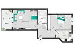 Etagenwohnung Böblingen Dagersheim - 2 Zimmer, 58 m&sup2;, 245.000&euro; | Angebot:25770719