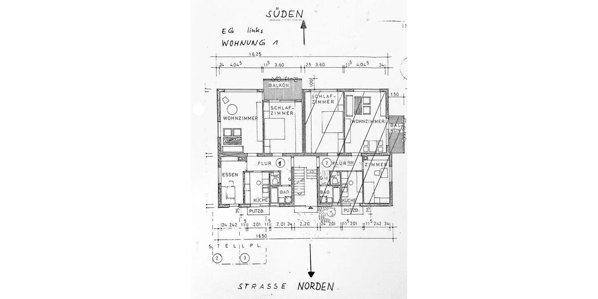 Etagenwohnung Stuttgart Birkach - 3 Zimmer, 71 m&sup2;, 349.000&euro; | Angebot:25545375
