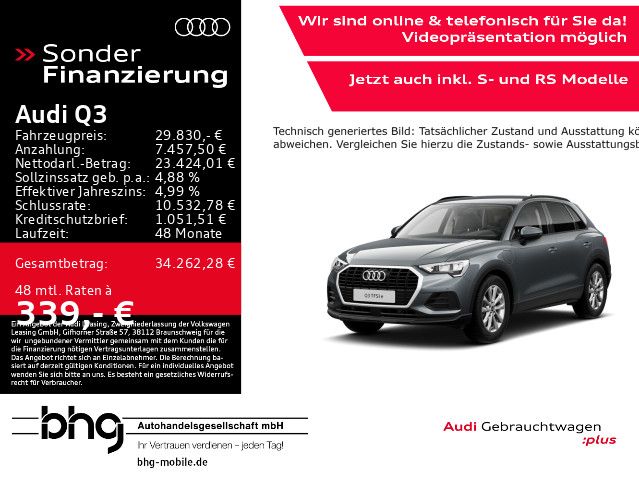 Audi Q3 59.963 km 29.830 € Reutlingen 72760