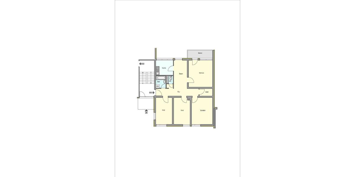 Etagenwohnung Esslingen am Neckar Oberesslingen - 4 Zimmer, 94 m&sup2;, 1.000&euro; | Angebot:24977359
