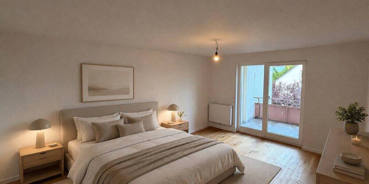 Etagenwohnung Ludwigsburg Hoheneck - 2 Zimmer, 68 m&sup2;, 324.000&euro; | Angebot:26867471