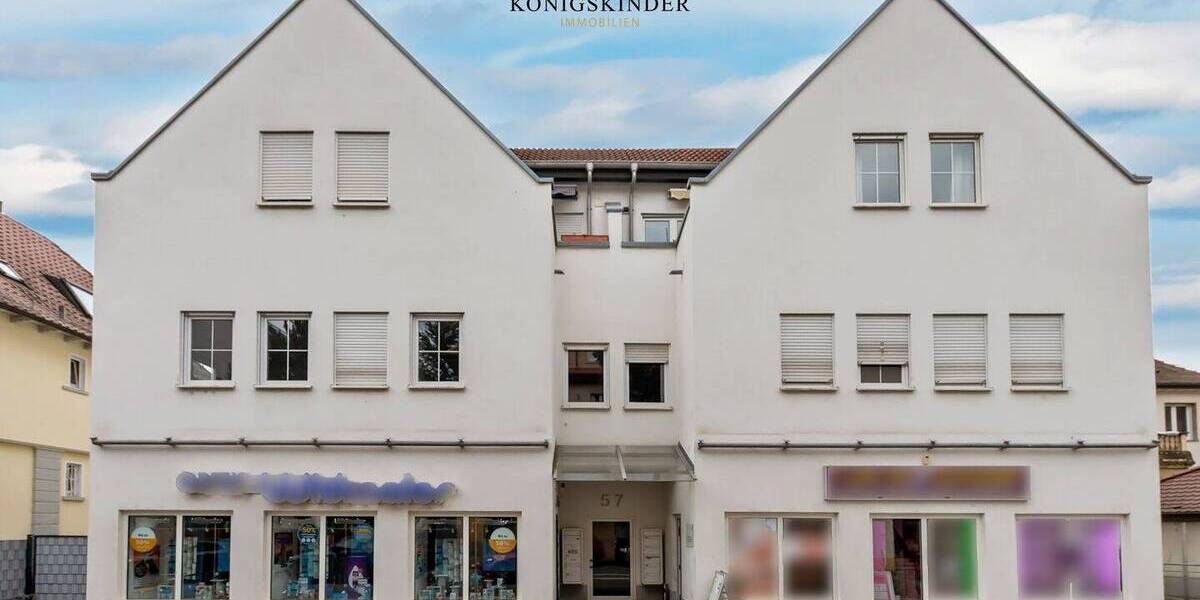 Etagenwohnung Fellbach - 3 Zimmer, 76 m&sup2;, 299.000&euro; | Angebot:25671720