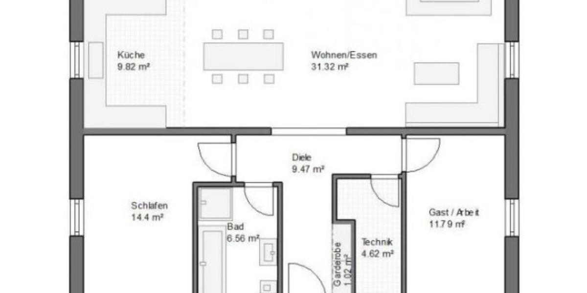 Wohnung 108m² zum mieten Neubau Erstbezug zimmer