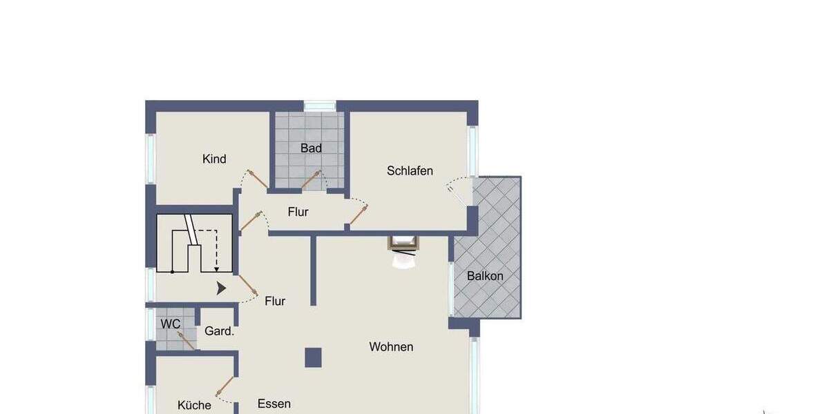 Etagenwohnung Stuttgart Zuffenhausen - 4 Zimmer, 98 m&sup2;, 490.000&euro; | Angebot:24843763