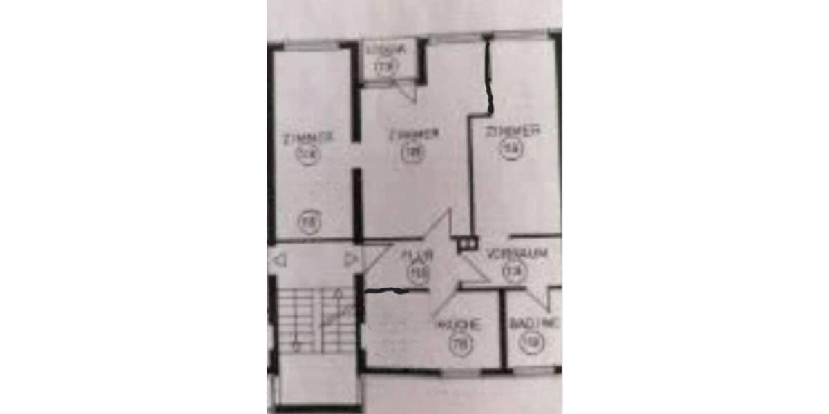 Etagenwohnung Stuttgart Degerloch - 3 Zimmer, 74 m&sup2;, 319.000&euro; | Angebot:26355991