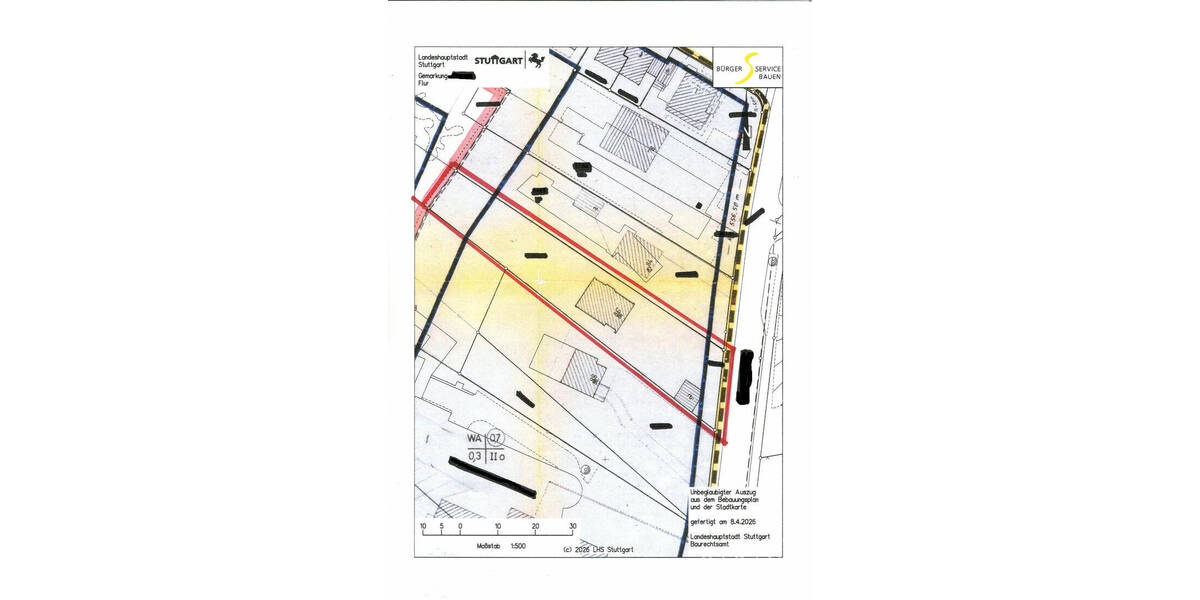 Grundstück Stuttgart Birkach - 1.500.000&euro; | Angebot:26193669