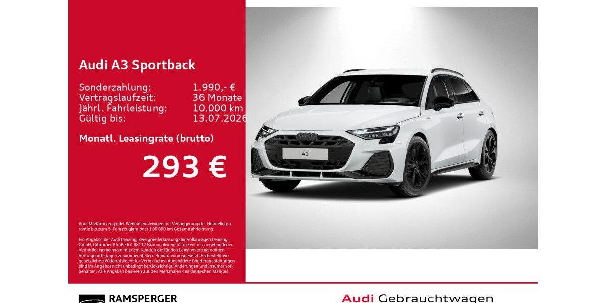 Audi A3 5.750 km 38.480 &euro; Kirchheim 73230