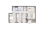 Etagenwohnung Stuttgart Münster - 3 Zimmer, 77 m&sup2;, 260.000&euro; | Angebot:25694970