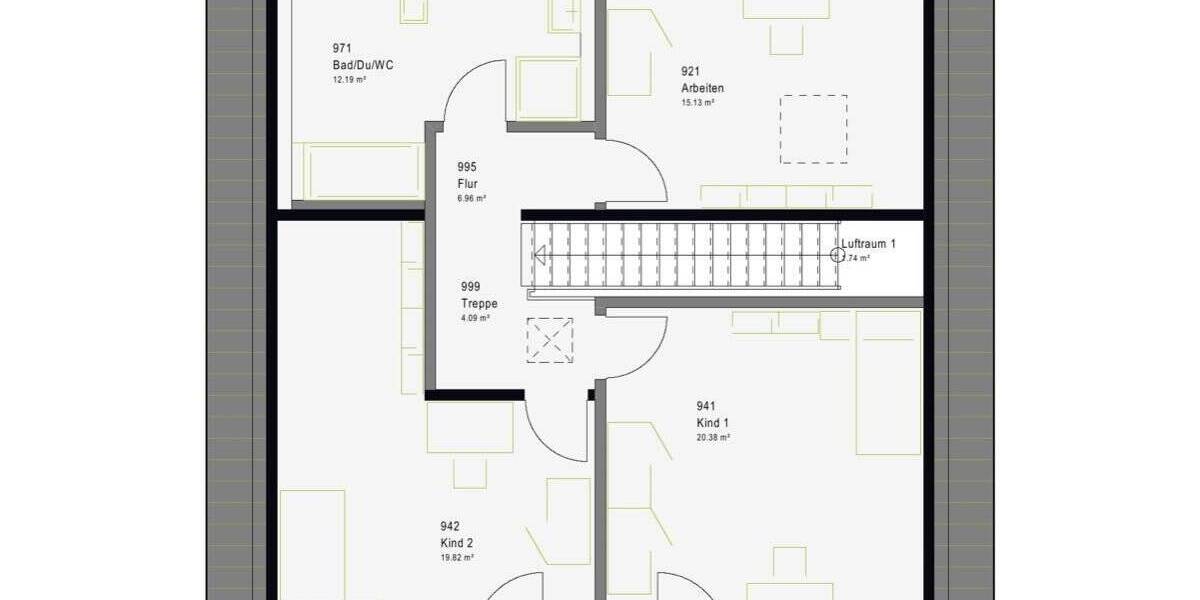 Einfamilienhaus Ammerbuch Entringen - 5 Zimmer, 159 m&sup2;, 581.189&euro; | Angebot:26686134