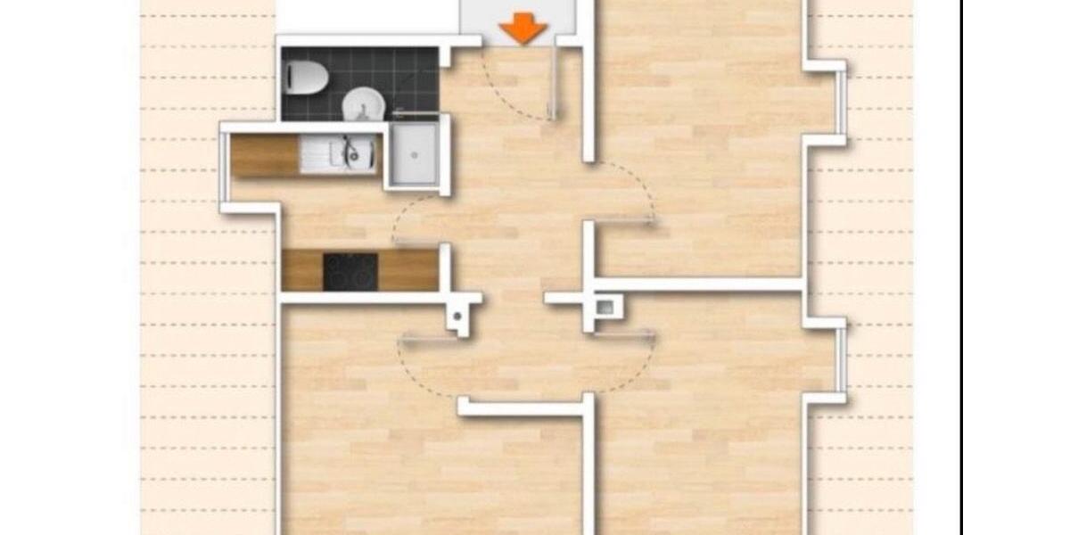 Etagenwohnung Stuttgart Zuffenhausen - 3 Zimmer, 55 m&sup2;, 550&euro; | Angebot:25304104
