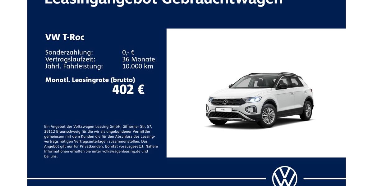 VW T-Roc 58.549 km 26.230 &euro; Stuttgart-Feuerbach 70469