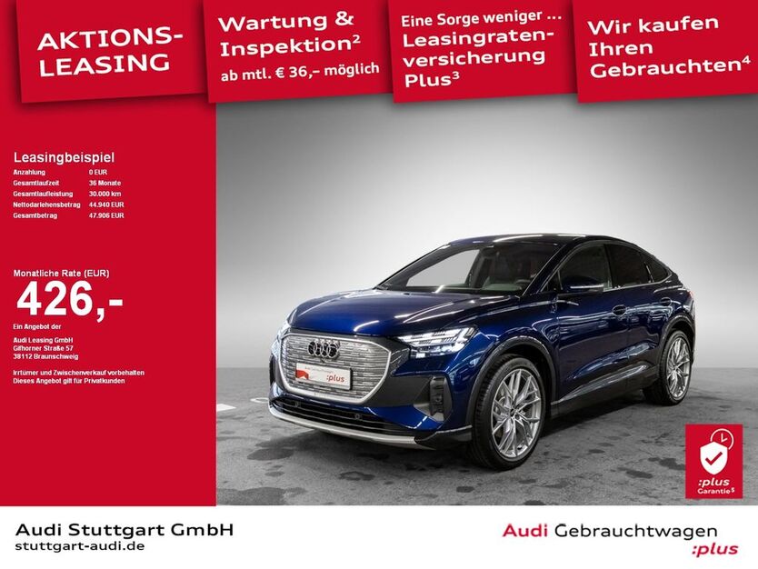 Audi Q4 e-tron 6.056 km 44.940 € Stuttgart 70469