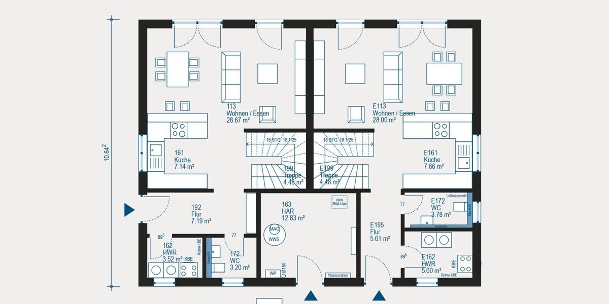 Modernes Mehrfamilienhaus in Stuttgart mit kalkuliertem Bauplatz - Individuell projektiert und hochwertig ausgestattet - Mehrfamilienhaus, Wohnhaus Stuttgart Sillenbuch | Angebot:27347041