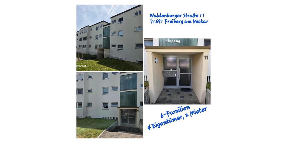Etagenwohnung Freiberg am Neckar - 2.5 Zimmer, 77 m&sup2;, 269.000&euro; | Angebot:26765103