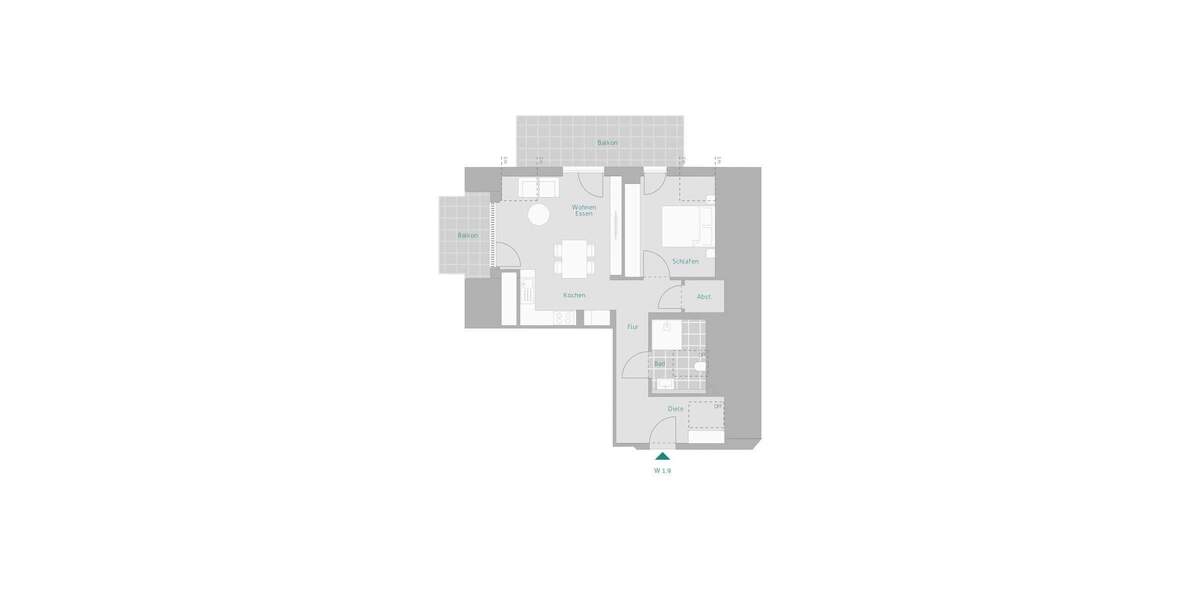 Etagenwohnung Renningen - 2 Zimmer, 65 m&sup2;, 494.000&euro; | Angebot:25738274
