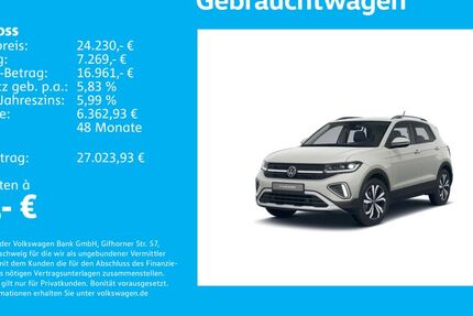 VW T-Cross 4.587 km 24.230 &euro; Stuttgart-Feuerbach 70469