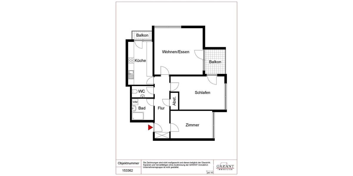 Etagenwohnung Fellbach Schmiden - 3 Zimmer, 84 m&sup2;, 299.000&euro; | Angebot:25707839