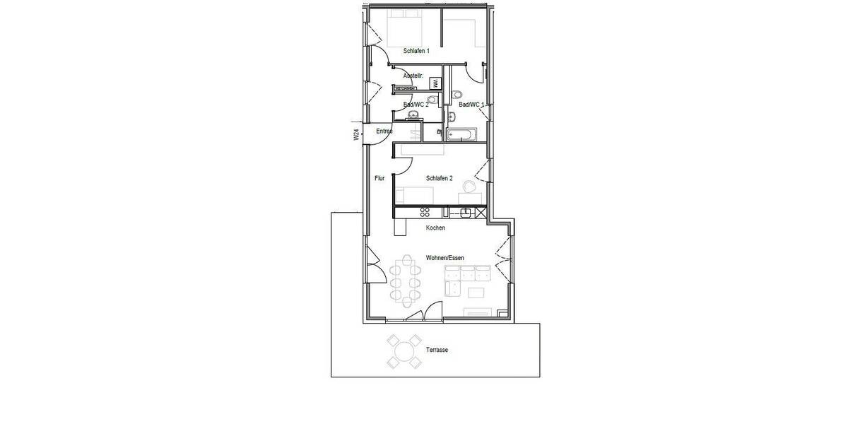 Etagenwohnung Stuttgart Untertürkheim - 3 Zimmer, 118 m&sup2;, 1.990&euro; | Angebot:25672148