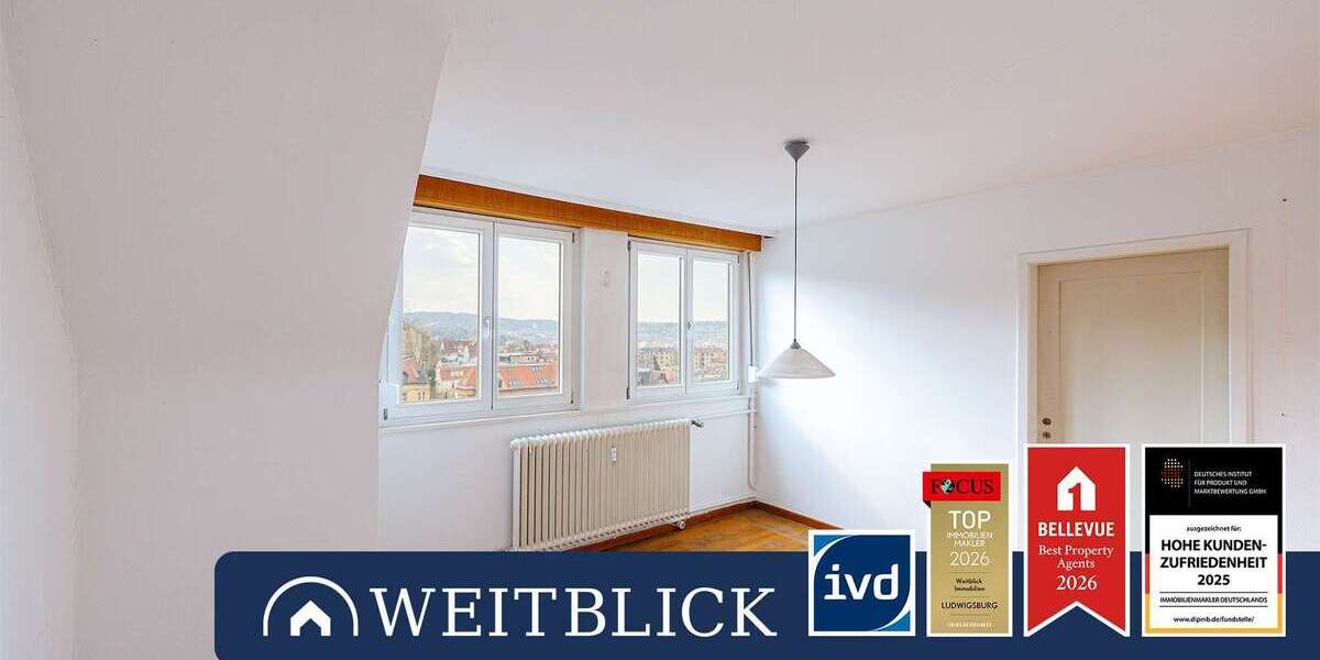 Etagenwohnung Stuttgart Bopser - 3.5 Zimmer, 65 m&sup2;, 298.000&euro; | Angebot:26163438