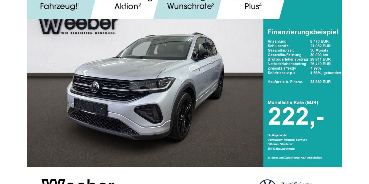 VW T-Cross 1.015 km 32.980 € Weil der Stadt 71263
