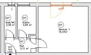Wohnung Esslingen am Neckar Brühl - 1 Zimmer, 26 m&sup2;, 610&euro; | Angebot:26528434