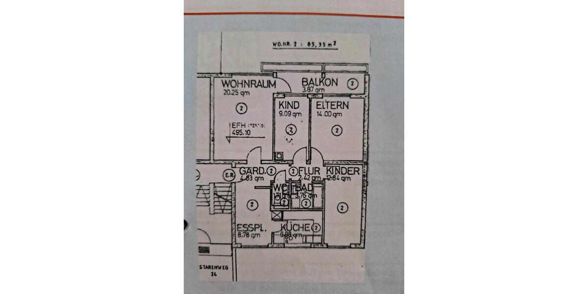 Erdgeschoßwohnung Böblingen - 4.5 Zimmer, 85 m&sup2;, 330.000&euro; | Angebot:26900877