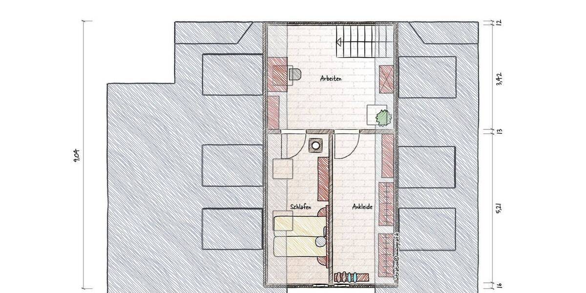 Einfamilienhaus Stuttgart Plieningen - 7 Zimmer, 161 m&sup2;, 397.000&euro; | Angebot:26093580
