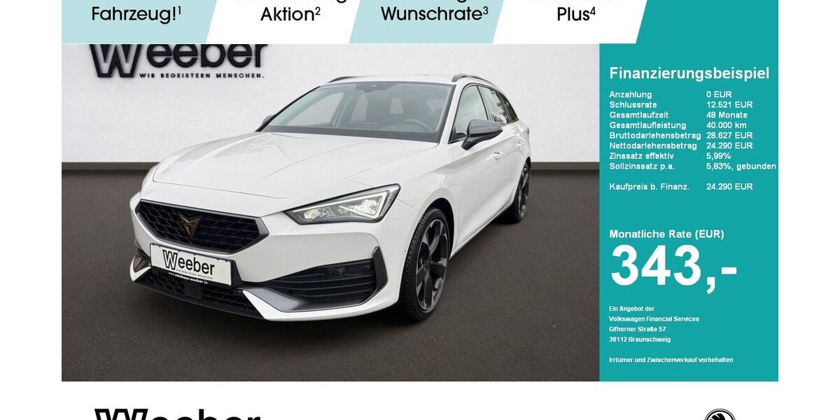Cupra Leon 55.201 km 24.040 € Weil der Stadt 71263