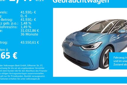 VW ID.3 5.559 km 41.930 € Stuttgart-Feuerbach 70469