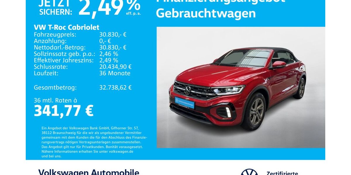 VW T-Roc 24.259 km 29.930 &euro; Stuttgart-Feuerbach 70469