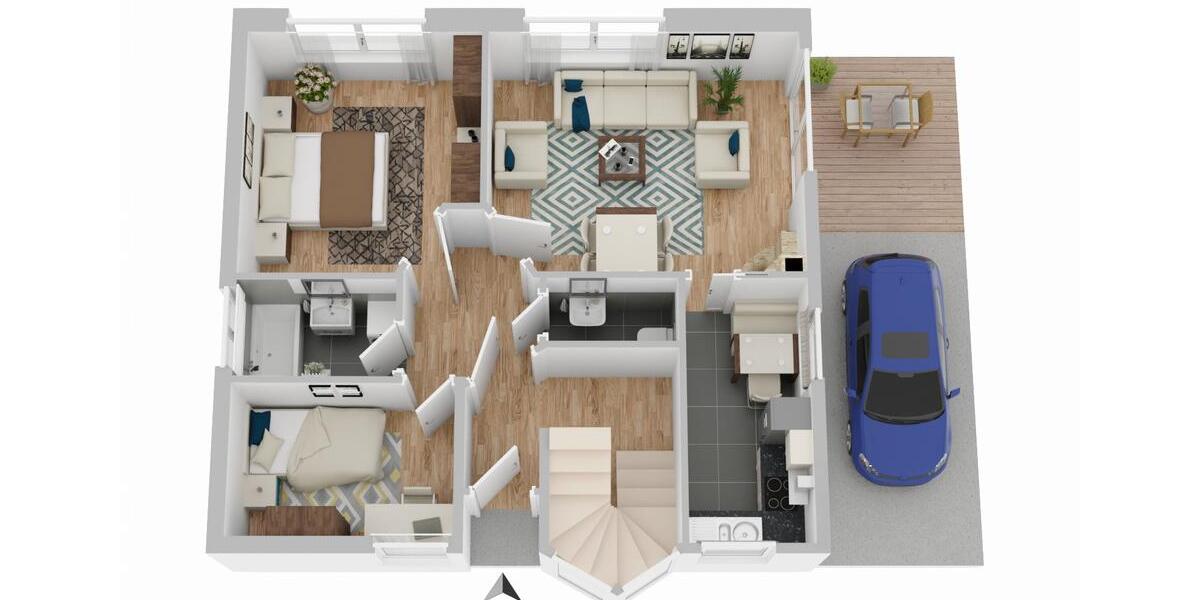 Erdgeschoßwohnung Nürtingen - 3 Zimmer, 55 m&sup2;, 600&euro; | Angebot:26374160
