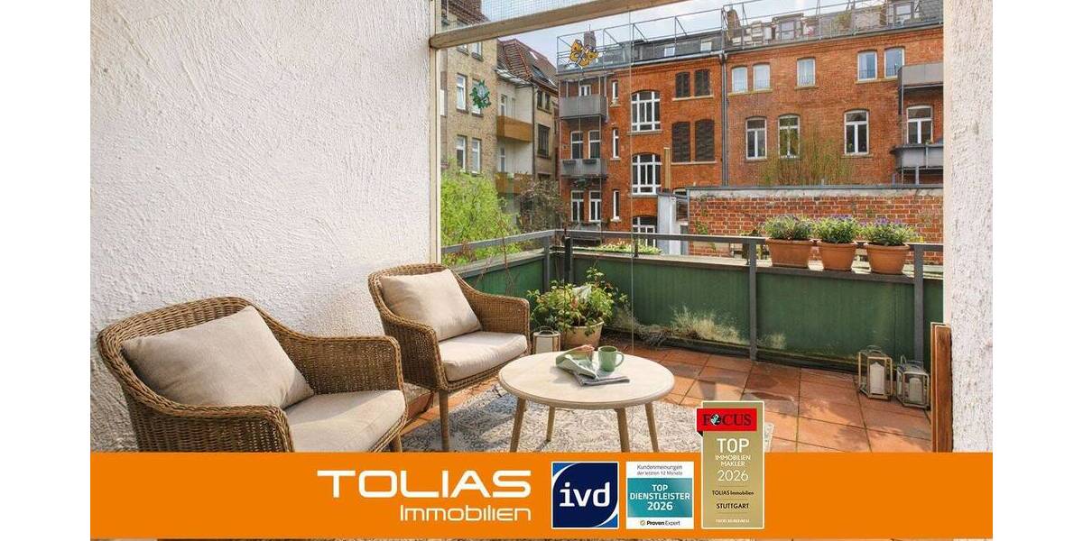 Etagenwohnung Stuttgart Süd - 2 Zimmer, 58 m&sup2;, 289.500&euro; | Angebot:26595141