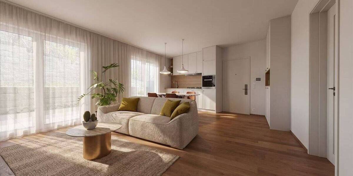 Terrassenwohnung Tübingen Innenstadt - 2 Zimmer, 53 m&sup2;, 385.000&euro; | Angebot:26228769