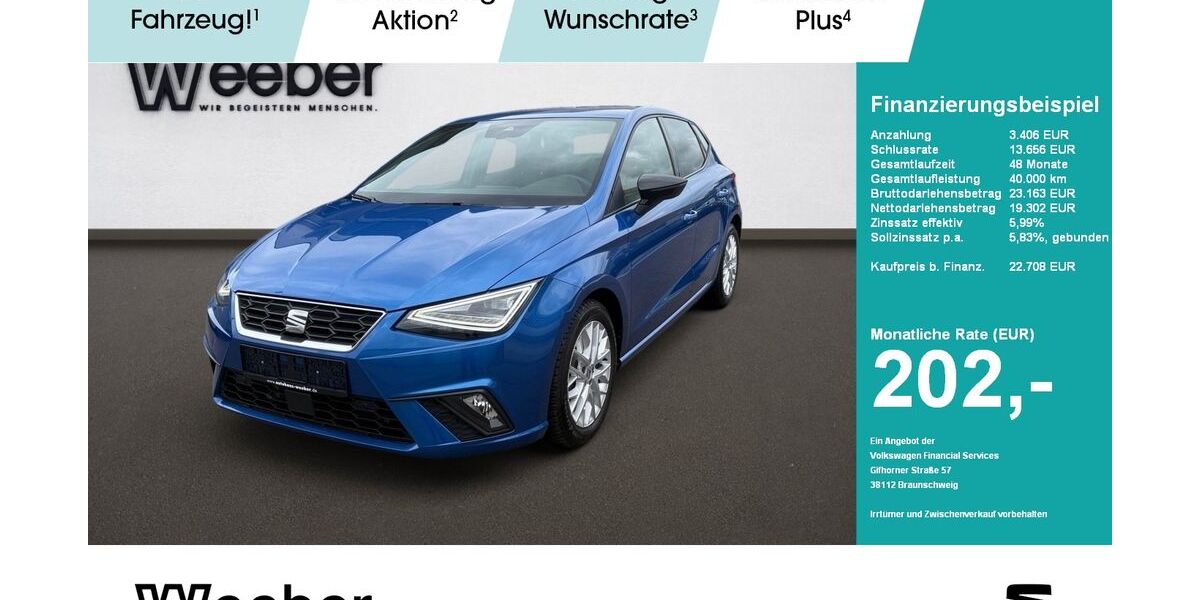 Seat Ibiza 21.291 km 21.390 &euro; Weil der Stadt 71263