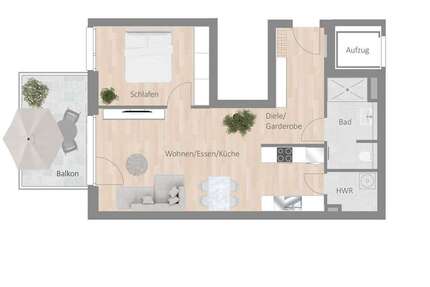 Wohnung Besigheim - 2.5 Zimmer, 65 m&sup2;, 1.030&euro; | Angebot:25240943